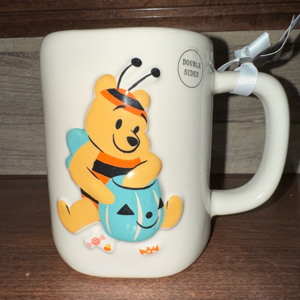 Cute 🥰 DISNEY Winnie the Pooh HALLOWEEN Double Sided Mug by Rae Dunn